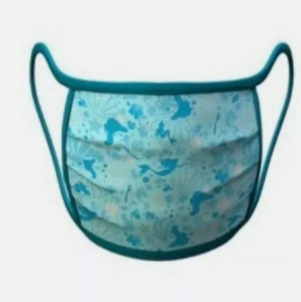 Disney Ariel Child Med 5-8 yrs old Cloth Face Mask